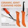 New Professional Hook Knife Tile Repair Tool Old Mortar Cleaning Dust Removal Steel Construction Hand Tools