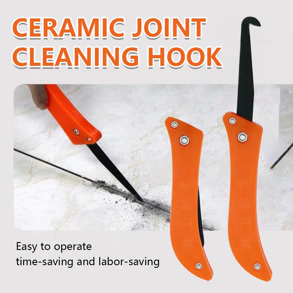 New Professional Hook Knife Tile Repair Tool Old Mortar Cleaning Dust Removal Steel Construction Hand Tools