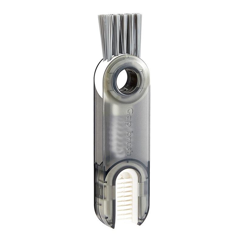 Brosse de Nettoyage Multifonctionnelle 3 en 1, Brosse de Détail pour Couvercle de Bouteille/Tasse 3 en 1, Outils Nettoyeur de Paille Multi-Fonctionnels