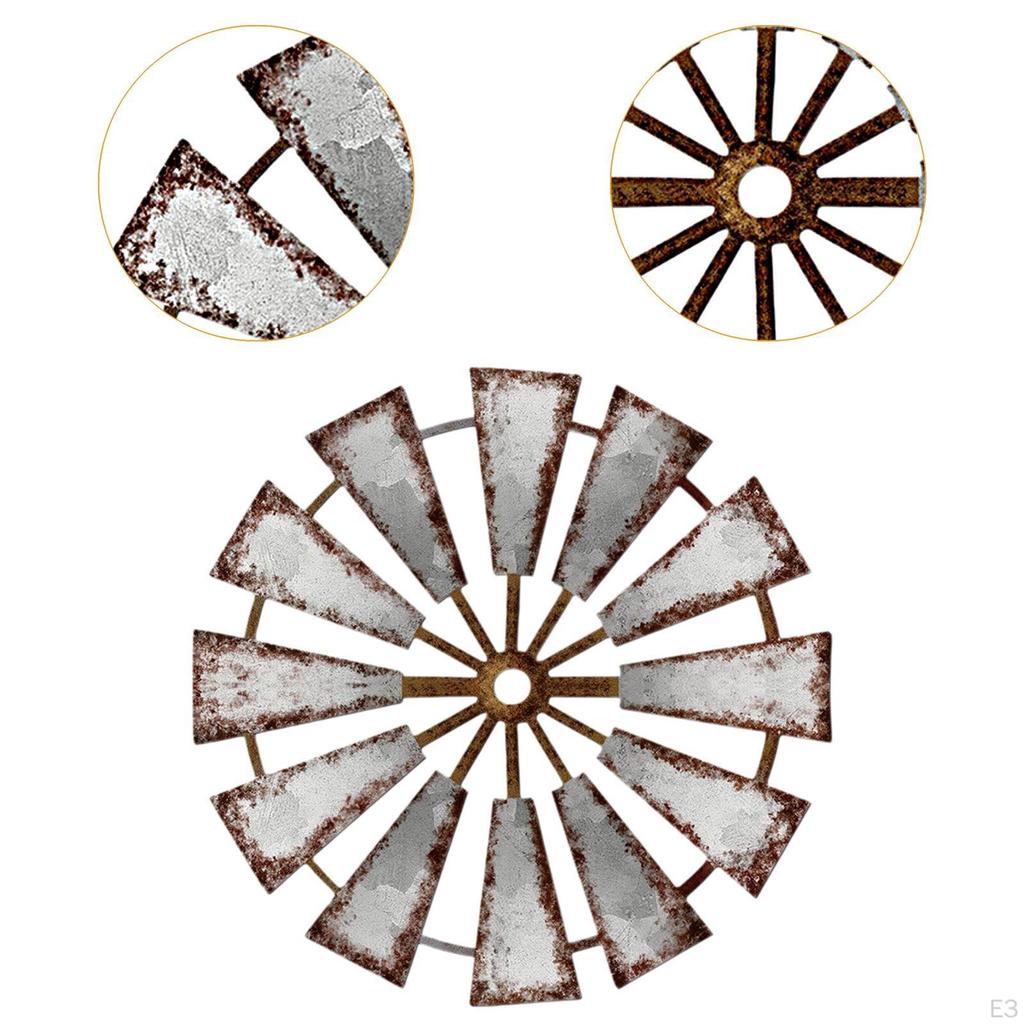 Ahşap Yeldeğirmeni Duvar Sanatı Dekor Ev Oturma Odası ve Veranda için