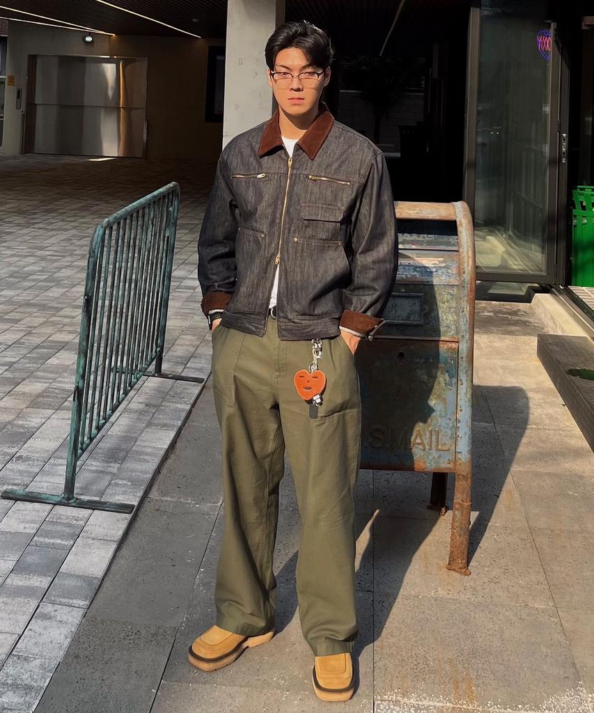 Kiimuir Denim Work Jacket_Sky Blue