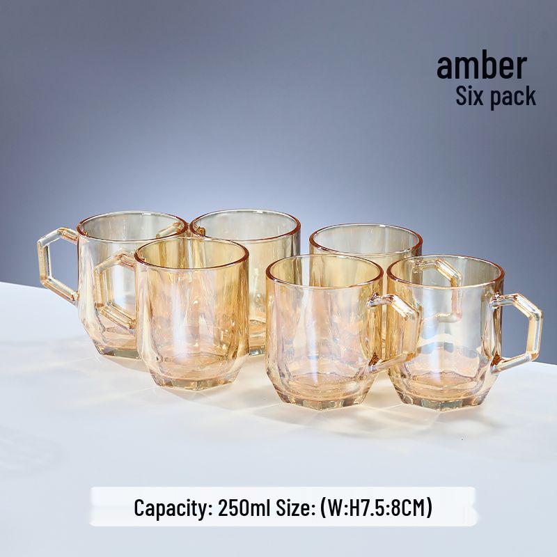 High-Temperature Resistant Diamond Teapot & Glass Cup Set for Living Room - Light Luxury Home Collection