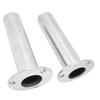 2Pcs Fishing Rod Holders Support Stainless Steel Heavy Duty Fishing Pole Holders with Draining Tube Liner 90 Degree for