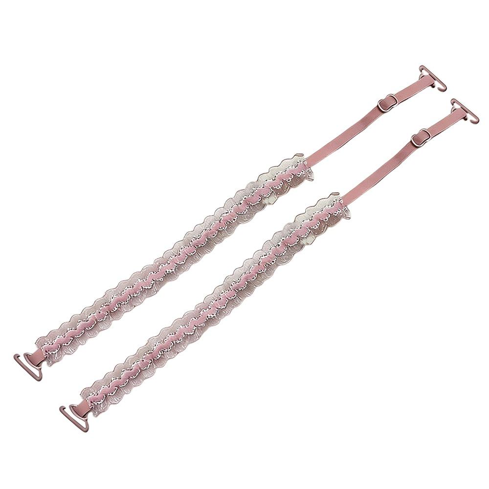 Verstellbarer Spitzen BH-Träger Elastische Anti-Rutsch-Schnalle Dessous-Träger Hohe Elastizität Dünner Träger Schultergurt Partys