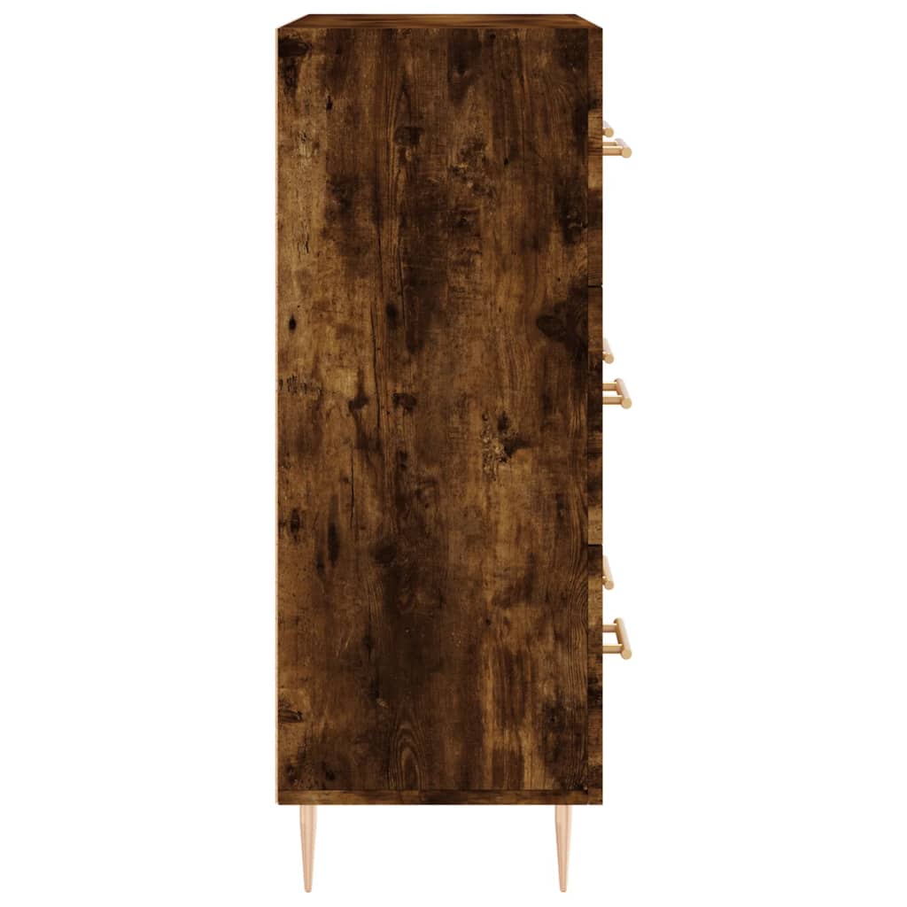 Sideboard Smoked Oak 69.5 X 34 X 90 Cm Wood Based Panel