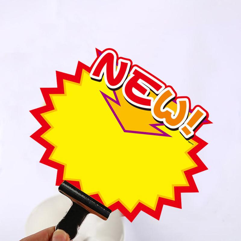 50 قطعة بطاقات بيضاء ملصقات أسعار السلع علامات أسعار المتاجر ملصقات إعلانية ترويجية مبيعات الأعمال التجارية بالتجزئة