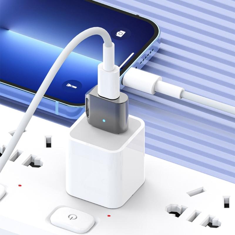 USB3.1 To Type C Adapter Aluminum Alloy Shell USB Male To Type C Female Converter 10Gbps Data Transfer & Fast Charging