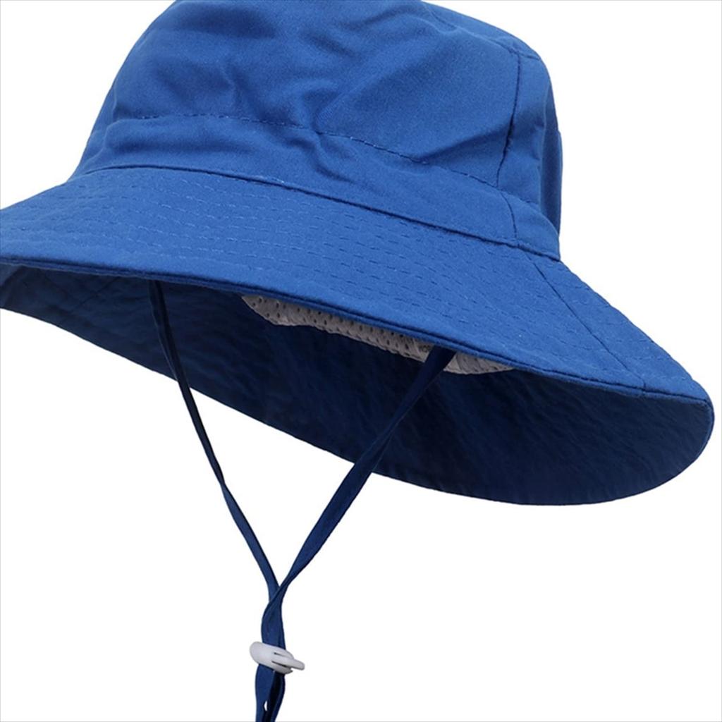 [Misia Luxury] Sun Hat, Hat, Bucket Cap, with Chin Strap, for Boys, Girls, Children, Toddlers, Kids, Sun Protection, UV Protection, Beach, Travel,