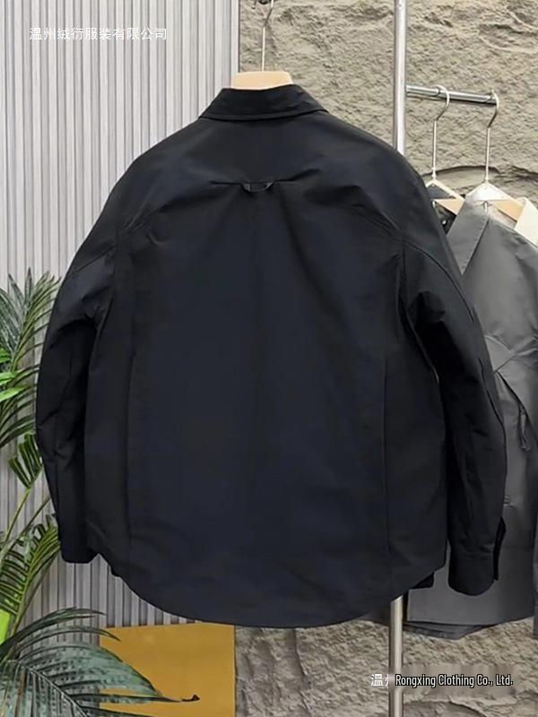 Men's Fashion Trend Loose Workwear Jacket: Spring & Autumn Casual Windbreaker with Turn-Down Collar