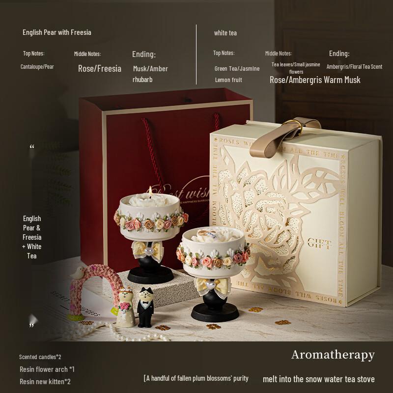 Handton Romantic Garden Scented Candle Gift Set