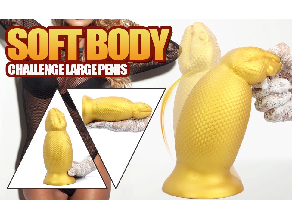 Silikon großer Analplug - Hohe Dehnbarkeit Erotisches Spielzeug für Männer & Frauen