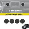 Center Console Dashboard AC Vent Cover Trim for Jeep Wrangler JL 2018-2026 Air Outlet Decal Carbon Fibre Interior Accessories