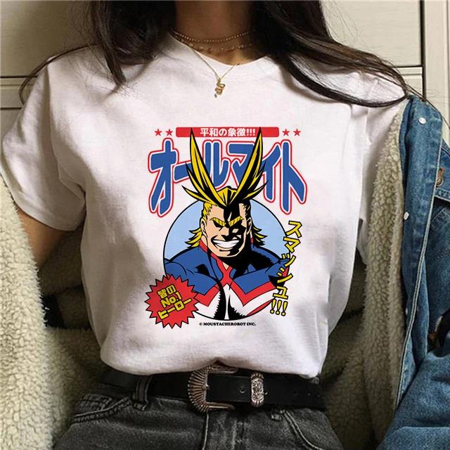 Manga Cute My Hero Academia Anime T Shirt Women Boku No Hero Academia T-shirt Bakugou Himiko Toga Tees Anime Deku Tshirt