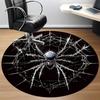 1PC Spider Web Office Round Rug, Non slip, Soft and Durable Office Rug for Interior Decoration, Perfect for Office
