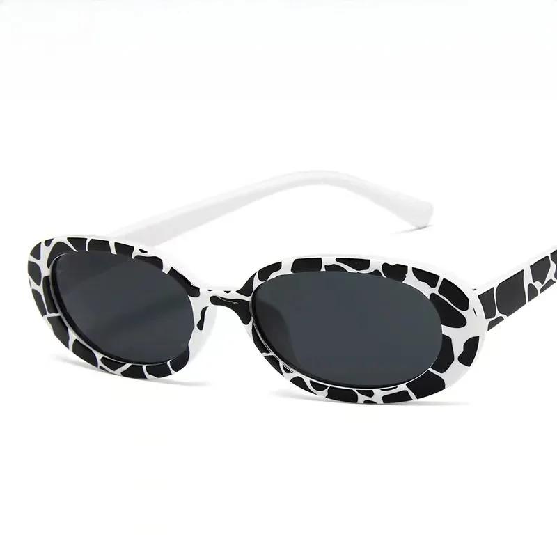 

Classic Style Sunglasses for Women Mini Oval Frame Sun Glasses Stylish Shades Eye Wear UV400 Protection Protection Outdoor Sports Shaeds