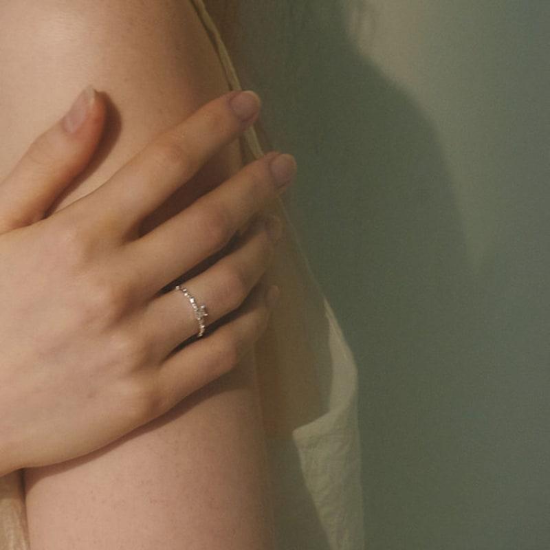 BSWAN White Stars Ring