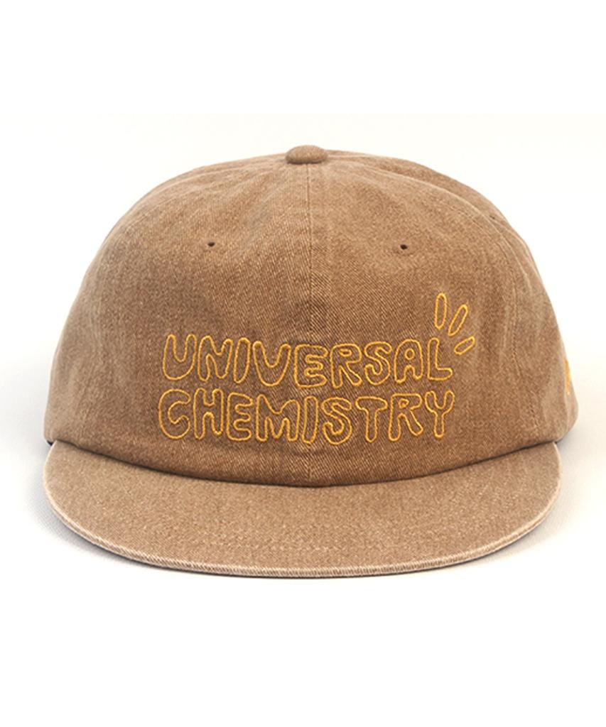 Yunibeosyeolkemiseuteuli Kitch Pigment Washing Brown Strapback Cap