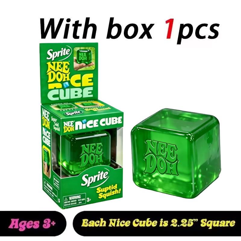 Schylling Needoh Nice Cube Sensory Stress Reliever Fidget Tool For Anxiety & Focus Desk Sensory Cube For Adults & Kids