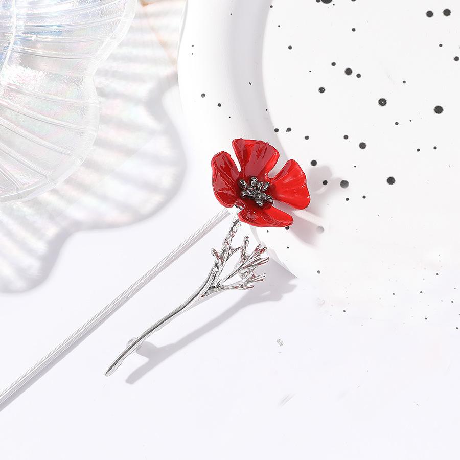 Exquisite Retro Pink Lotus Brooch - Oil Painting Floral Design, Perfect for Cheongsam Decoration