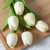 Artificial Flowers Simulated Flower Bouquet Lamp Simulation Tulips Bouquet  Household Atmosphere