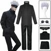 Cosplay Anime Satoru Gojo Jujutsu Fantasia Patch no Olho Perucas Óculos Grátis Festa de Halloween Homens Mulheres
