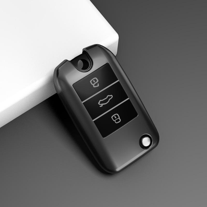 TPU Car Key Case Cover For Roewe RX5 MG3 MG5 MG6 MG7 MG ZS GT GS 350 360 750 W5 Accessories Car-Styling Keychain