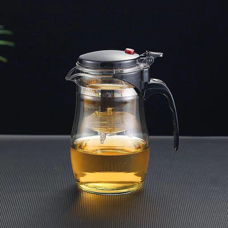 Heat-Resistant Multi-Use Teapot with Filtration - Customizable Logo for Gift or Tea Ceremony