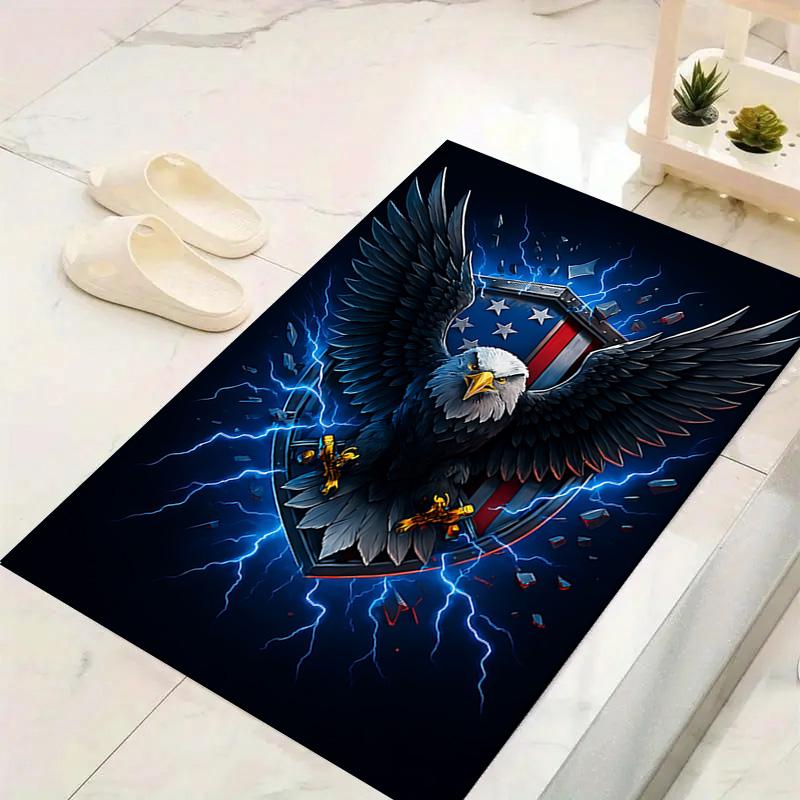 1pc Eagle Power Symbol Carpet Rug for Bedroom Living Room Decor Sofa Home Game Area Rug Non-slip Floor Mat. DT71601112