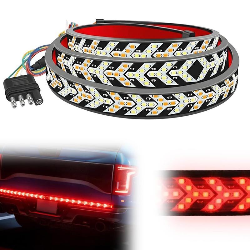 Led Tailgate Light Bar Strip, 2026 Upgraded Light Led Bar Signal Break Reverse, Turn Signal Strip