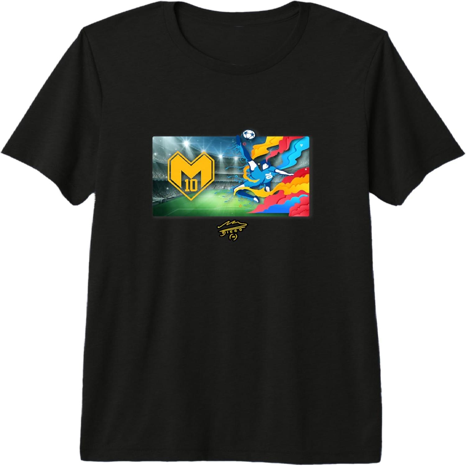 Maradona Abstracto Premium Tri-Blend T-Shirt S разноцветный