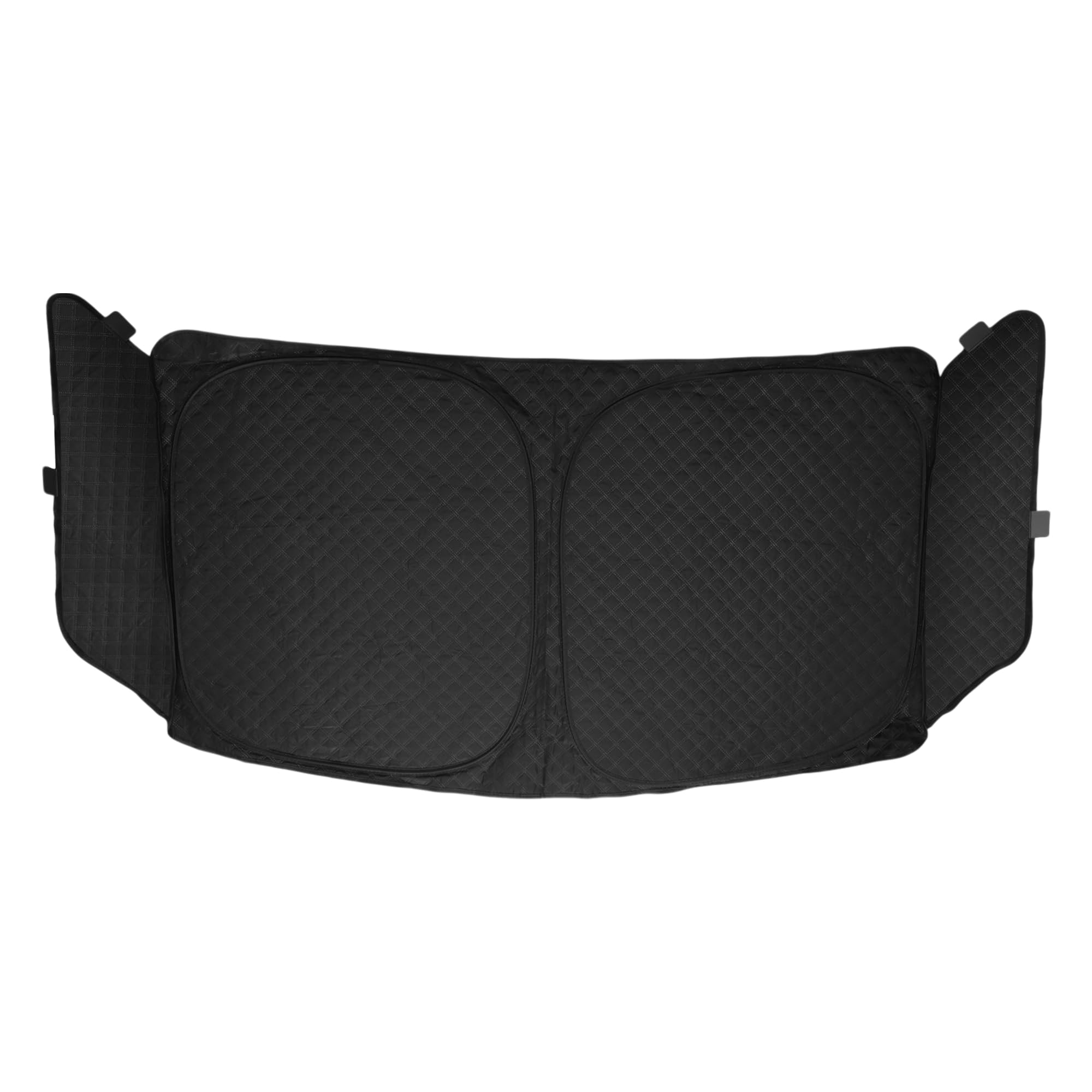 

X AUTOHAUX Foldable Windshield Sunshade with Aluminum Film and Polyurethane for Mitsubishi Delica Mini B34A B35A B37A Black / / / B38A, [Used]