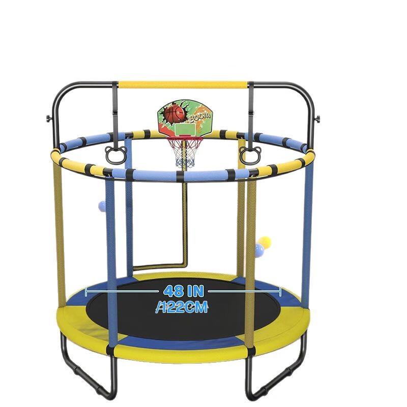 WEZHO 55-inch Indoor Trampoline with Safety Net