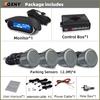 Front Parking Sensor Kit Auto Parktronic Assistant System LCD Monitor Buzzer Voice Volume Backup Radar Car Vehicle Universal