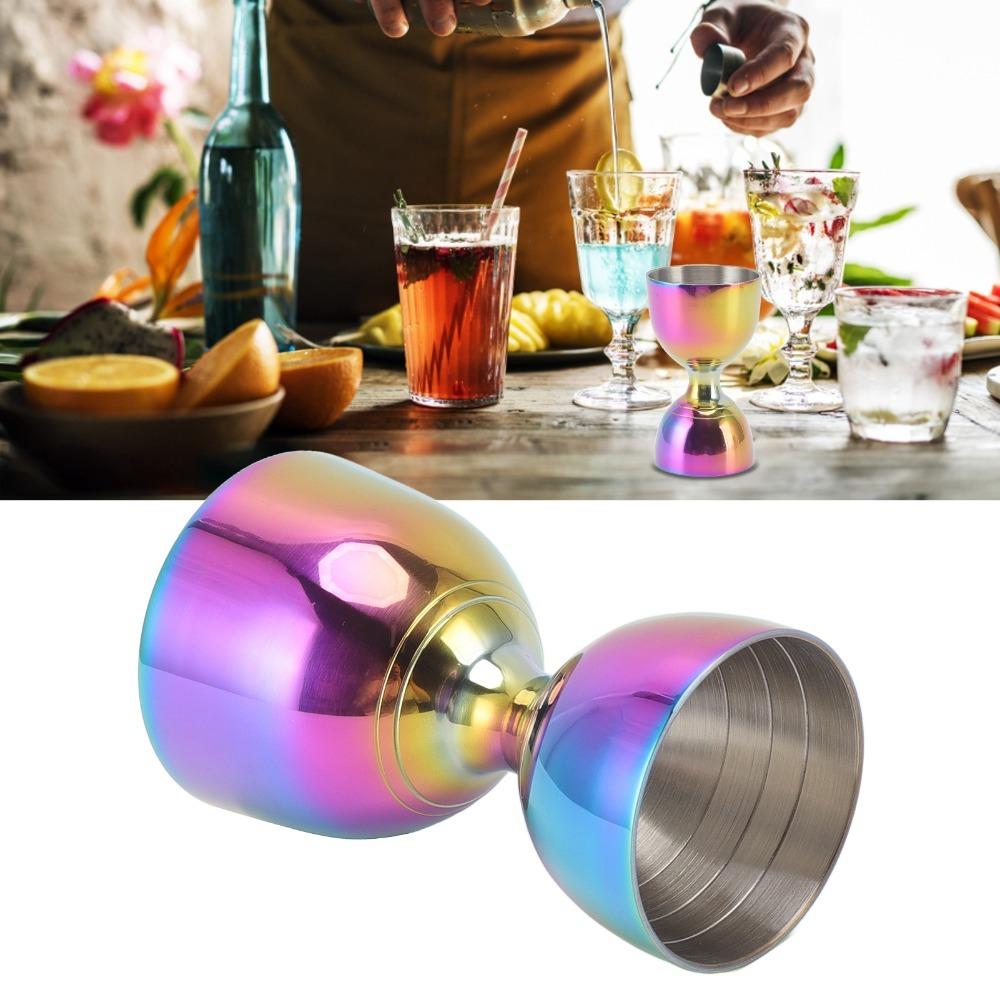Wide Opening Cocktail Jigger Stainless Steel Alcohol Measuring Tools  For Cocktail Liquor