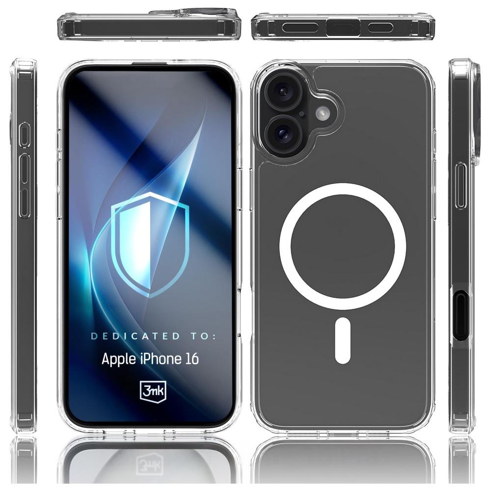 Etui 3Mk Armor Magcase Do Iphone 16, Przezroczyste