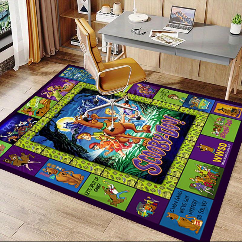 1pc Scoobydoo Werewolf Mystery Carpet for Playroom Bedroom Living Room Sofa Home Decor,kids Game Area Rug Non-slip Floor Mat Y826106