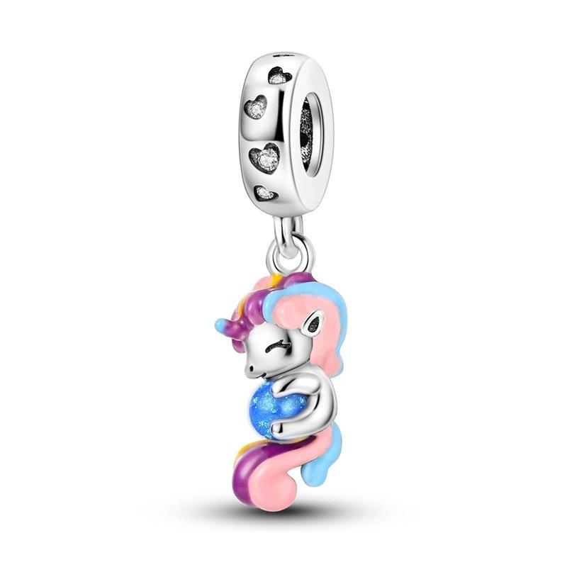 Design Copper Plated Beaded Accessories DIY Cute Animal Bracelet Necklace Pendant Gift