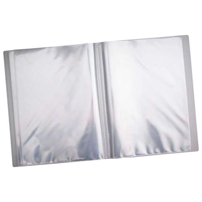 Eco-eco - eco104 - Porte-vues transparent avec 40 pochettes en plastique 50 % recycle, format A2 -
