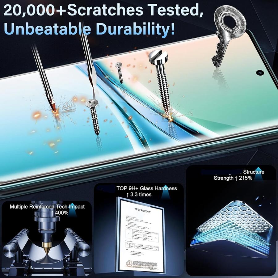 3pcs 3D Curved Tempered Glass Screen Protector for Redmi Note 15/ Note 15 5G/ Redmi Note 15 Pro/ Note15 Pro+ 5G HD Clear Glass Protection Film