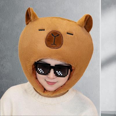 Kapybarahatt Cosplay Rolig Fotorekvisita för Festival Födelsedag Föreställning Karneval