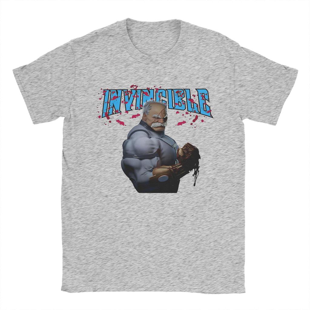 Harajuku TShirt Summer Invincible Comic Book Character Hipster TShirts Cotton Tee Shirt for Unisex Aesthetic Short Sleeve Tees
