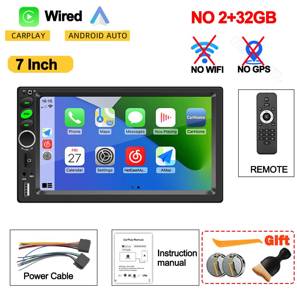 

Автомагнитола Android13 Автомагнитола 2 Din 7 /9 /10 Универсальная WIFI GPS Навигация Автомобильный Мультимедийный Плеер Для Hyundai Nissan Toyota Kia