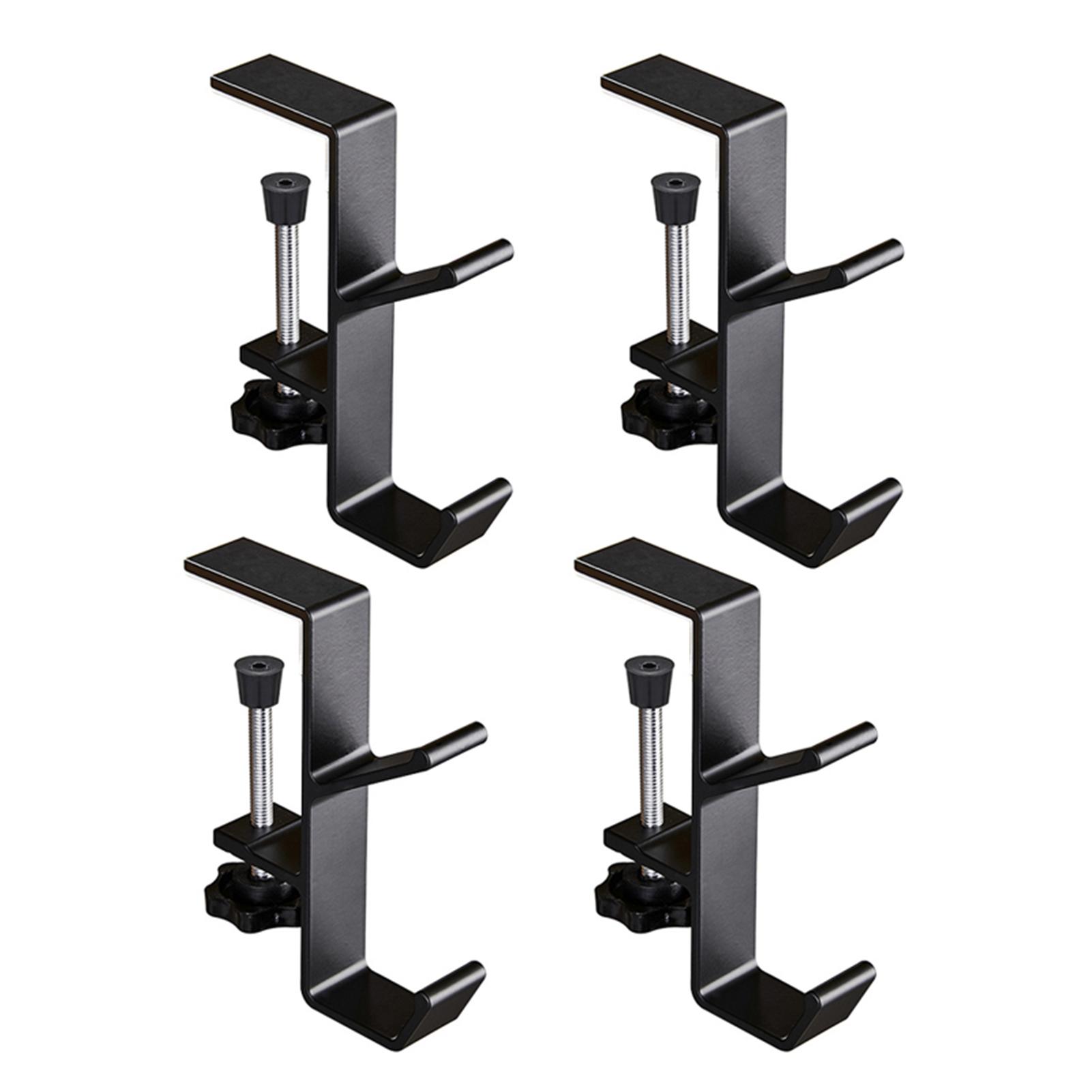 

4 шт. Держатель для каминной полки для гирлянды, чулка, держатели для каминной полки с 2 крючками, алюминиевый металлический каминный крючок для рождественского украшения