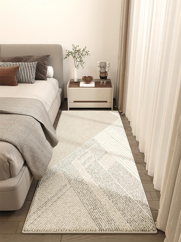 Light Luxury Living Room Decoration Carpet Fluffy Soft Bedside Rug Modern Style Rugs For Bedroom Thick Anti-Slip Study Floor Mat