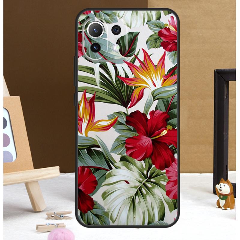 Tropical Paradise Hawaiian Birds Case For POCO M6 X3 X5 X6 Pro F3 F5 M5s Cover For Xiaomi 13T 12T 11T 14 Pro 12 13 Lite Case