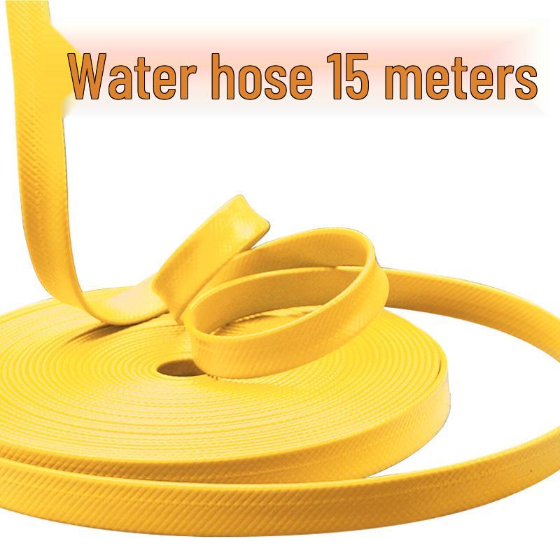 4-Point TPE Garden Hose: Home Car Wash & Watering with Water Gun Nozzle