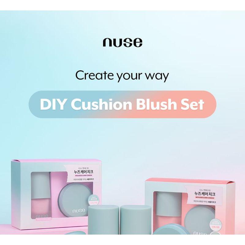 nuse - Mousse Care Cheek DIY Cushion Gift Set - 2 Colors