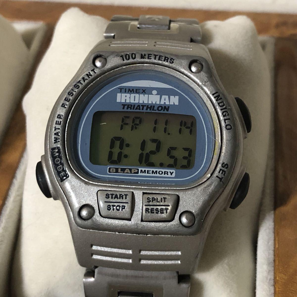 Used [Immediate decision / Free shipping] TIMEX IRONMAN TRIATHLON Timex Ironman Triathlon Quartz Digital Watch Used Watch Many watches for sale