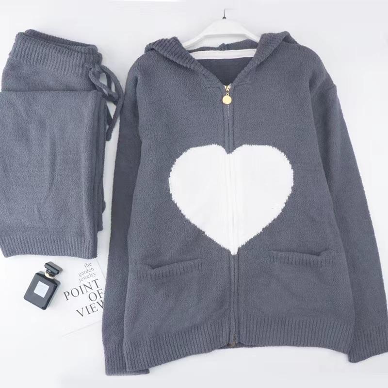 

Пижама для женщин на осень и зиму, подкладка из кораллового бархата и флиса, утолщенная симпатичная шапочка, карманы, можно носить как домашнюю одежду One Size