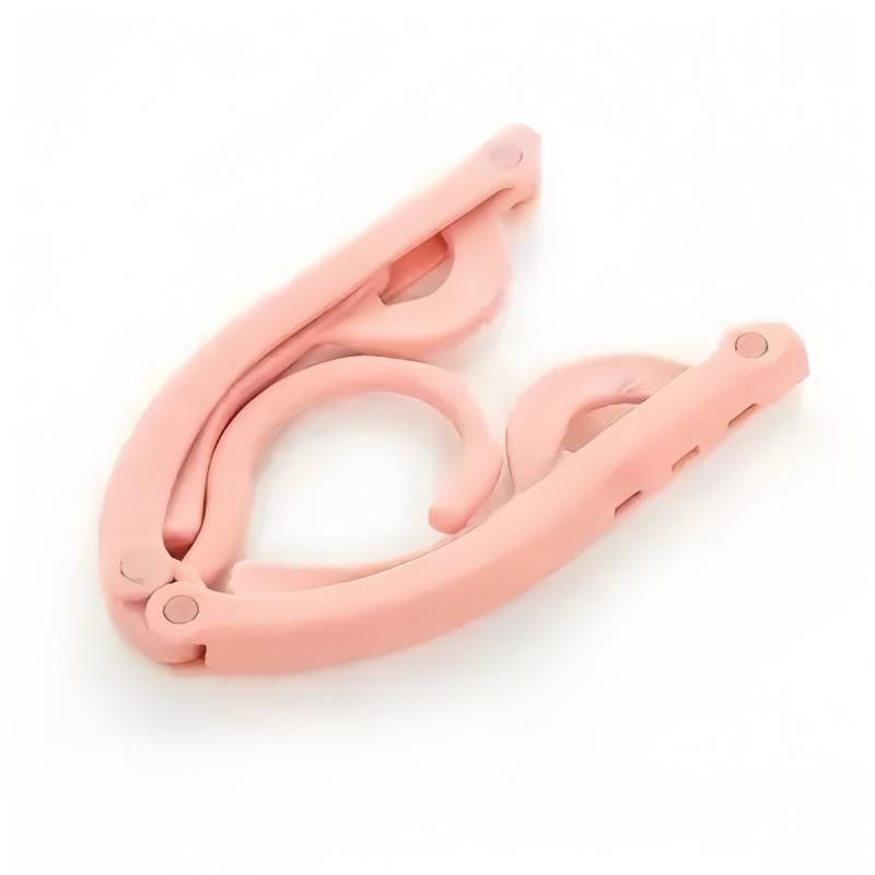 1/5 Pcs Portable Folding Clothes Hangers Non Slip Design Durable Material for Travel Business Trips Camping & Hotel Use